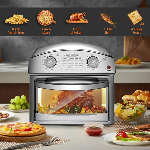 Stainless Steel Air Fryer Oven, 12 L