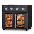 French Door Air Fryer Toaster Oven, 29.5 Qt, Black