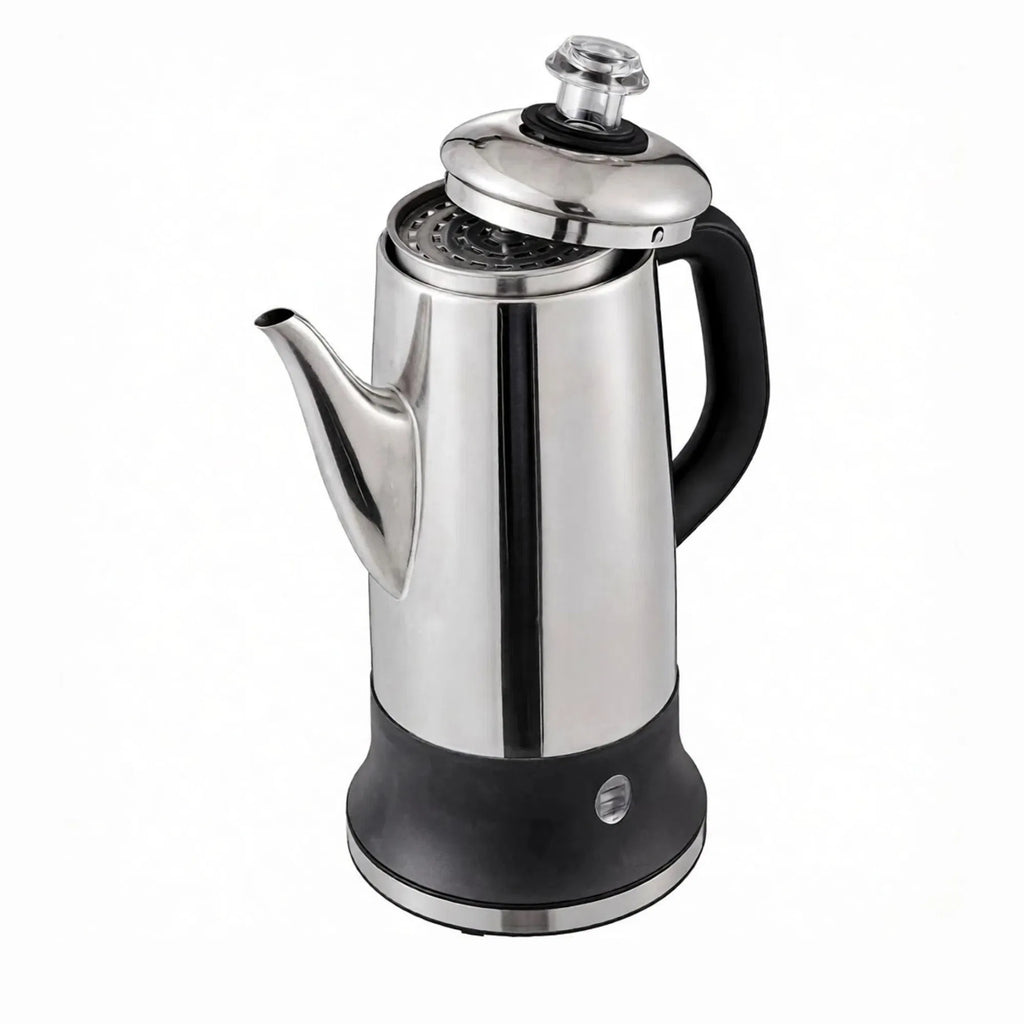Electric Percolator Coffee Pot, 12-Cup