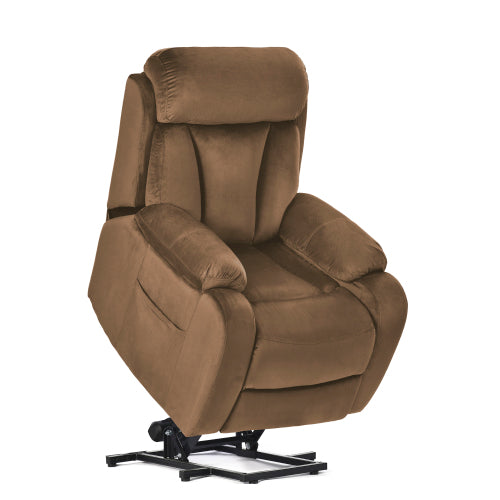 Power Lift Recliner Chair with Remote, Brown