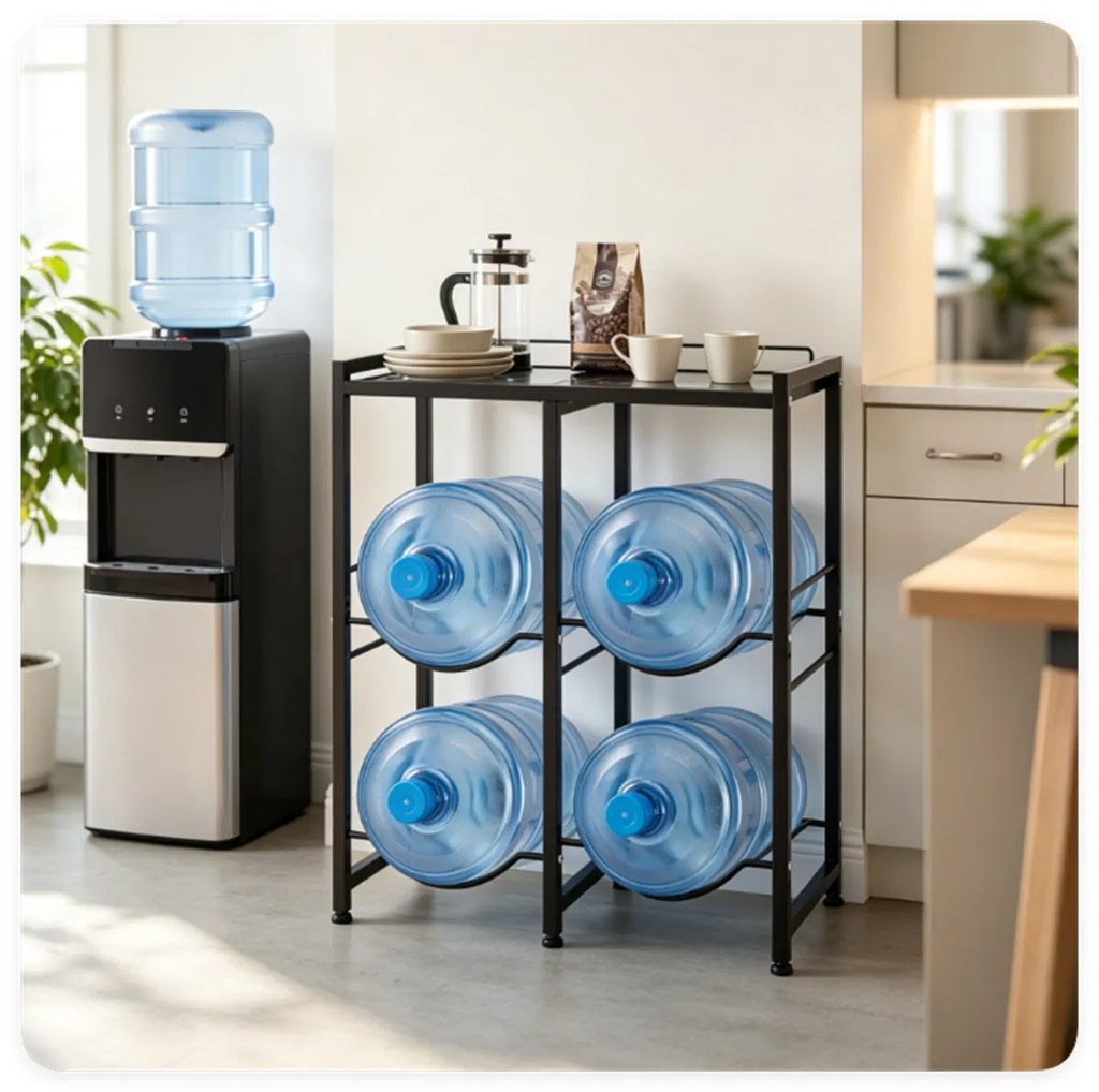 Water Jug Rack for Four 5-Gallon Bottles