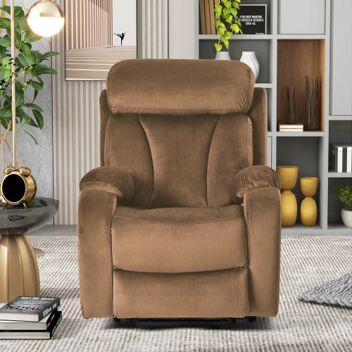 Power Lift Recliner Chair with Remote, Brown