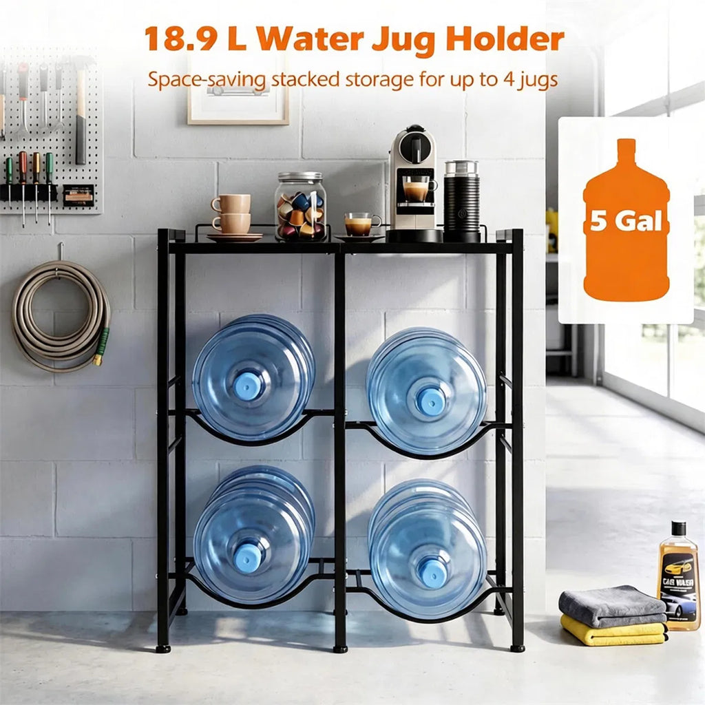 Water Jug Rack for Four 5-Gallon Bottles