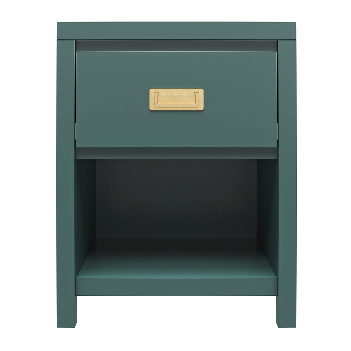 1-Drawer Nightstand, Green