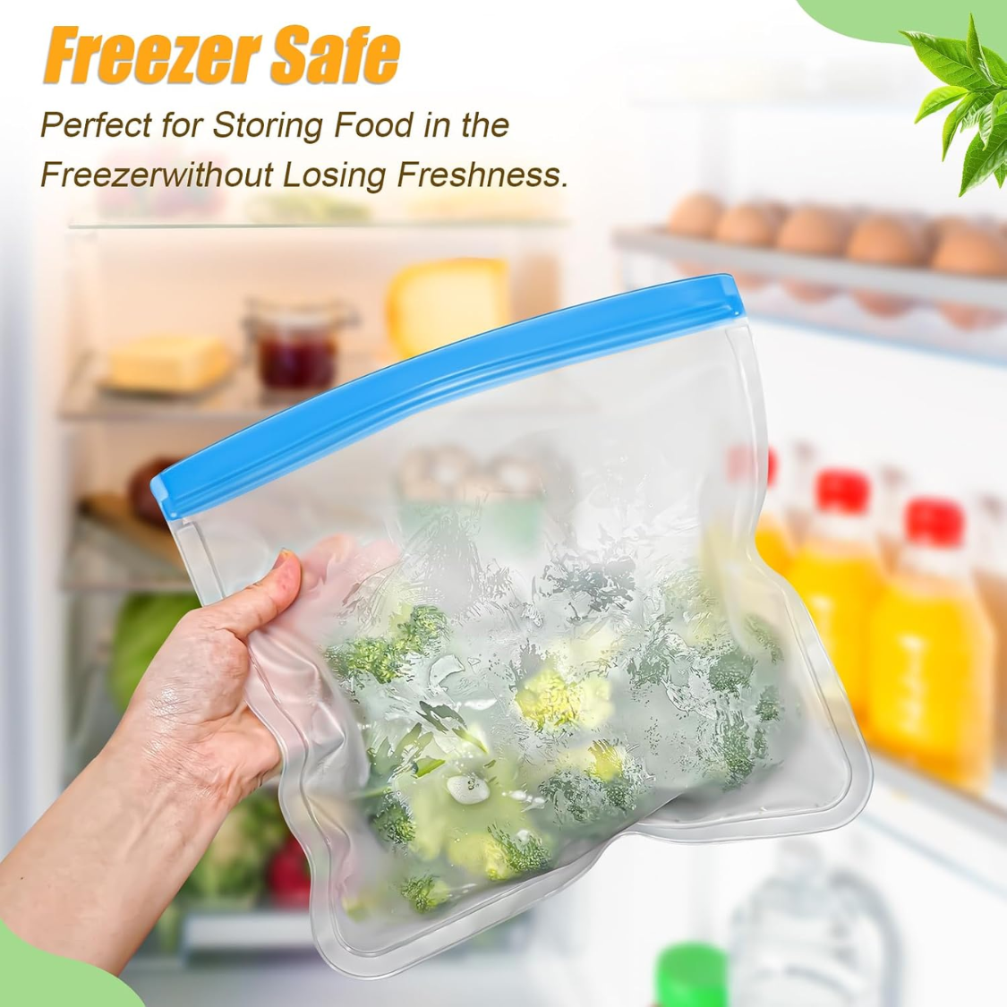 Reusable Silicone Food Storage Bags