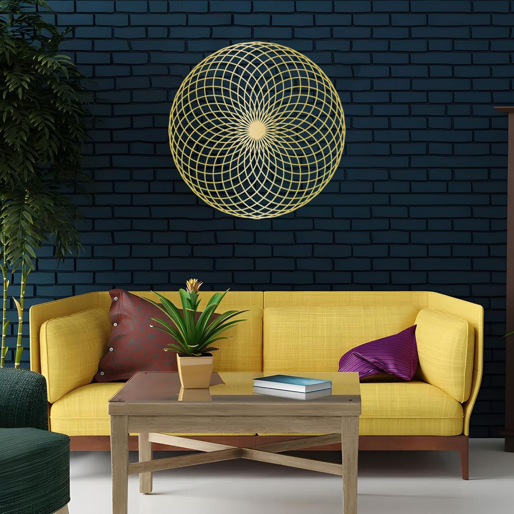 Sacred Geometry Metal Wall Art