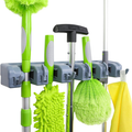 Wall-Mounted Broom and Mop Holder