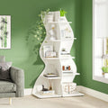Corner Bookshelf, White