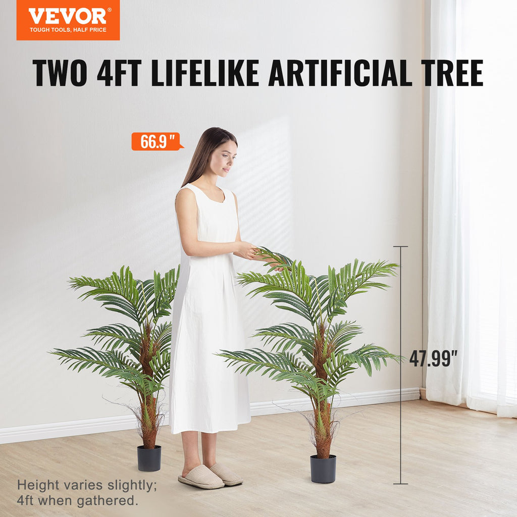 4 ft Artificial Palm Tree in Pot
