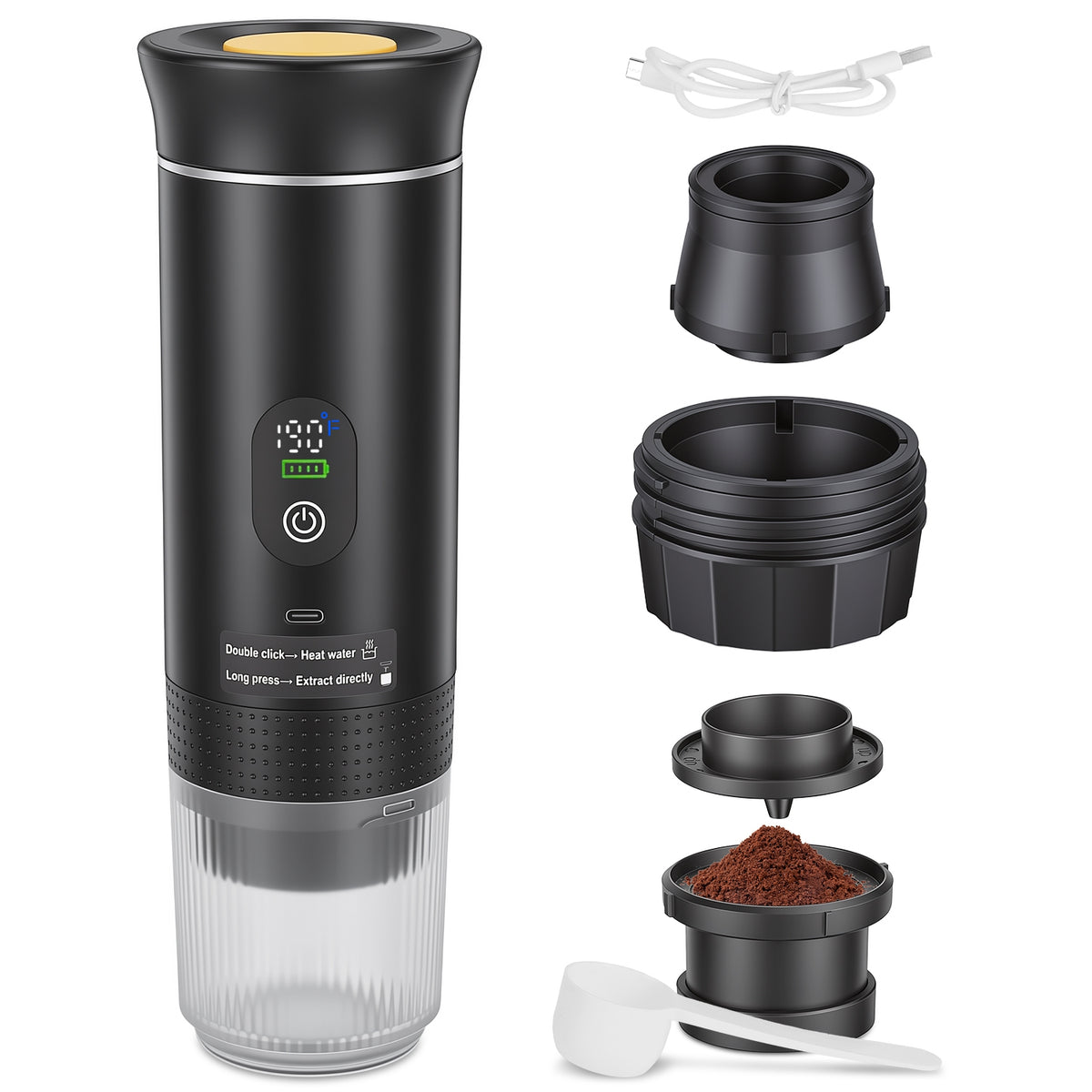 Portable Rechargeable Espresso Maker