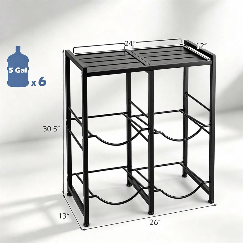 Water Jug Rack for Four 5-Gallon Bottles
