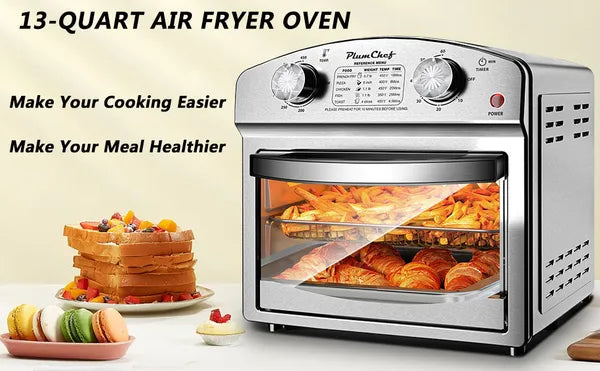Stainless Steel Air Fryer Oven, 12 L