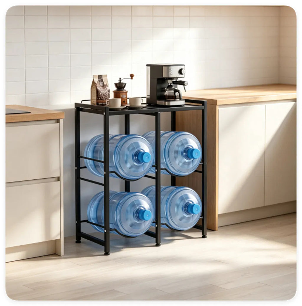 Water Jug Rack for Four 5-Gallon Bottles