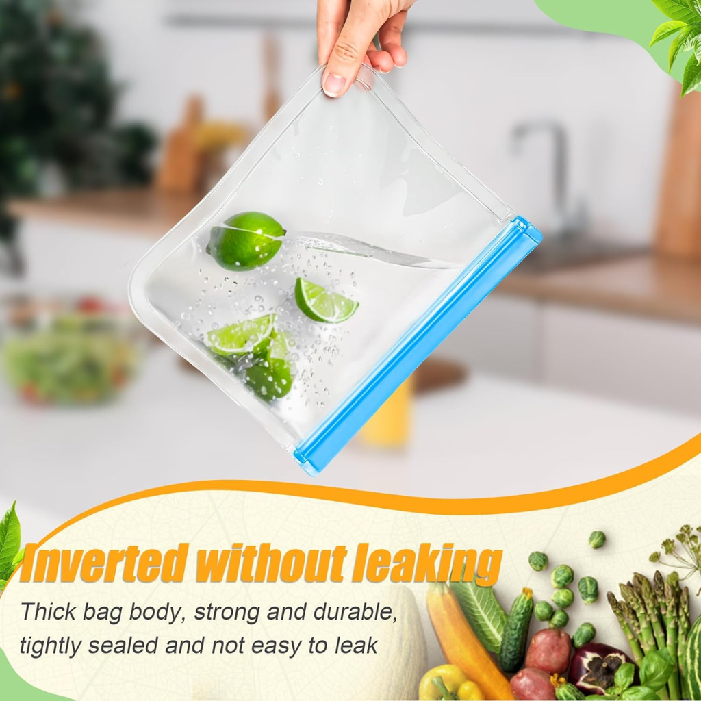 Reusable Silicone Food Storage Bags
