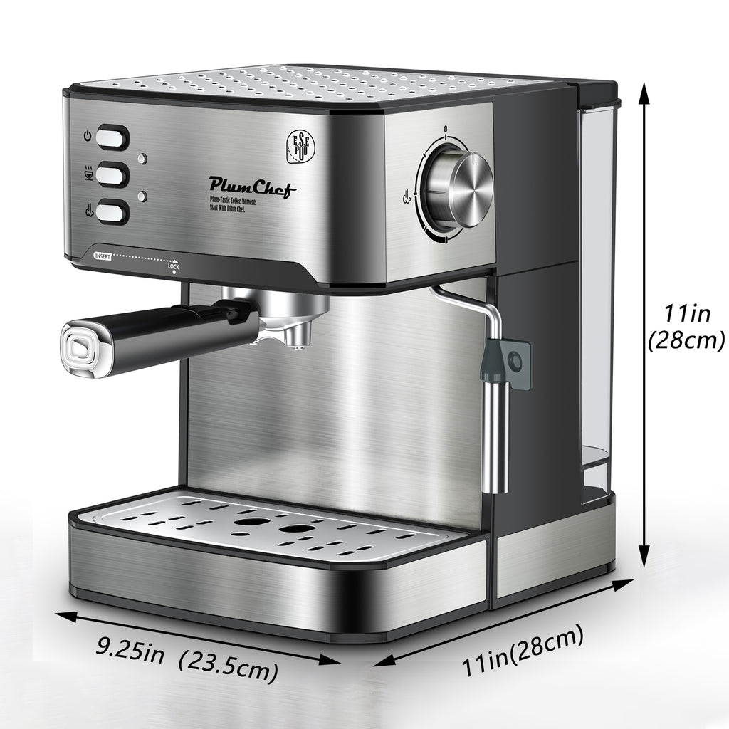 20-Bar Espresso Machine with Milk Frother