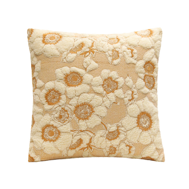 French Vintage Sunflower Pillow Cover