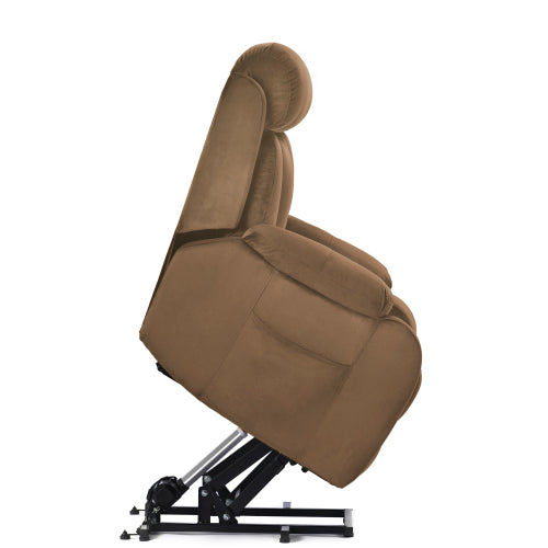 Power Lift Recliner Chair with Remote, Brown