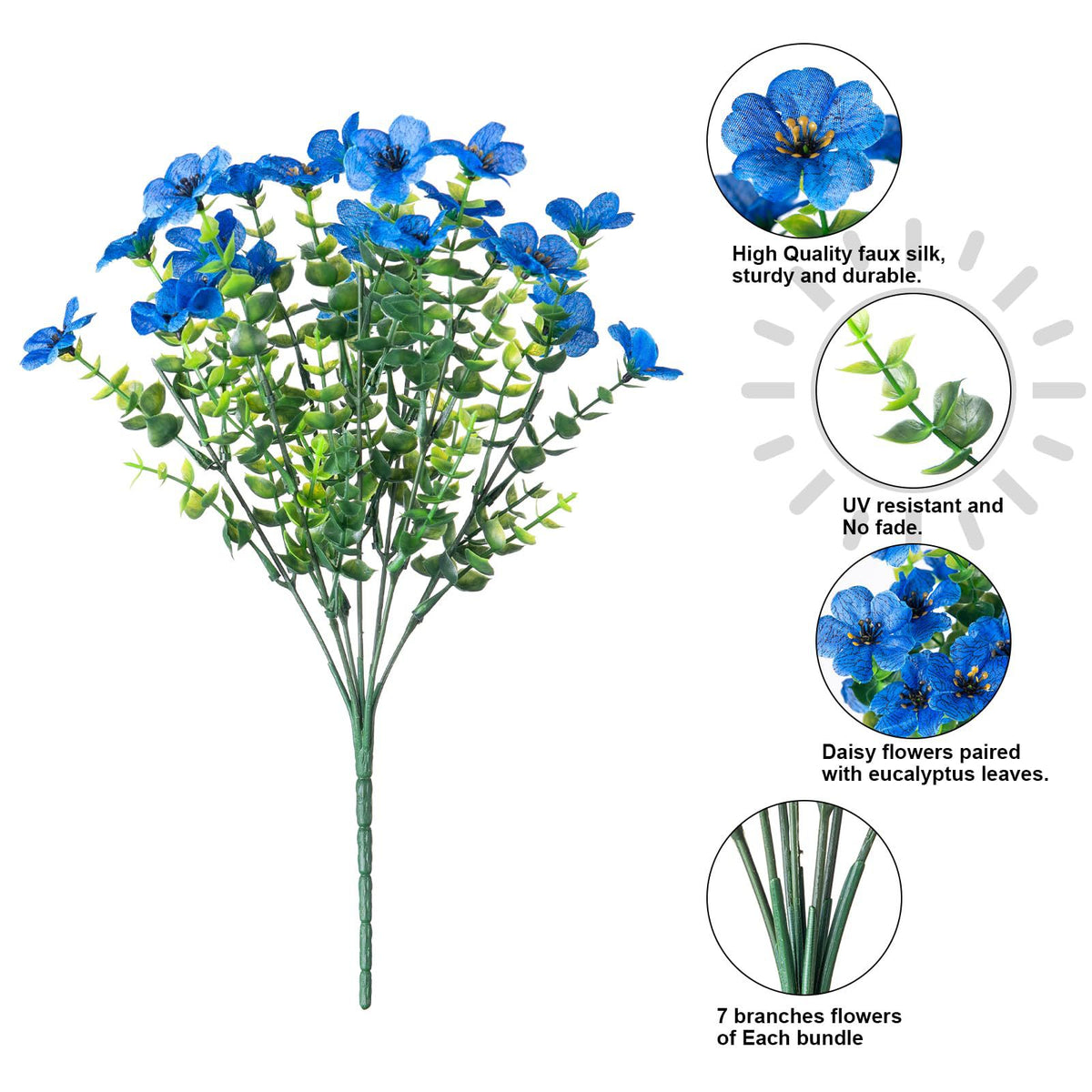 UV-Resistant Artificial Outdoor Flowers