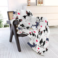 Fleece Dog Throw Blanket, 50 x 60-Inch