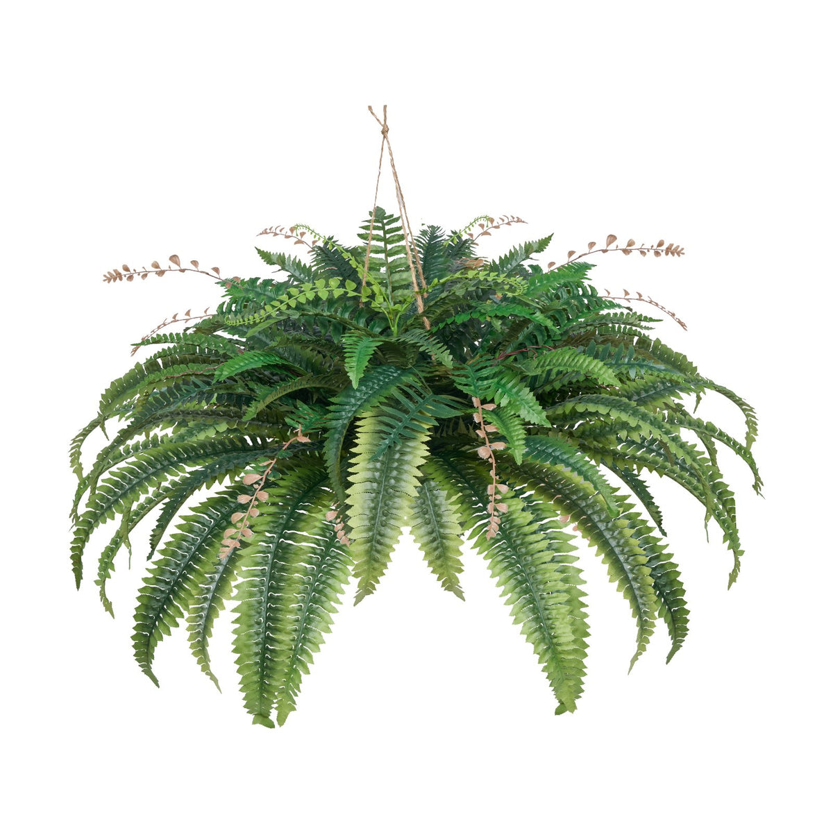 Artificial Hanging Boston Fern, 37 to 41-Inch Spread