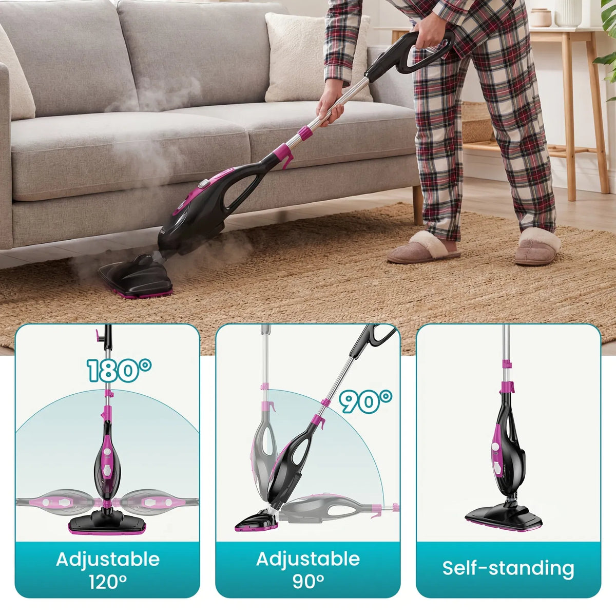 10-in-1 Steam Mop, 1550W