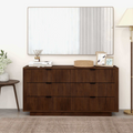 Mid-Century Walnut 6-Drawer Dresser
