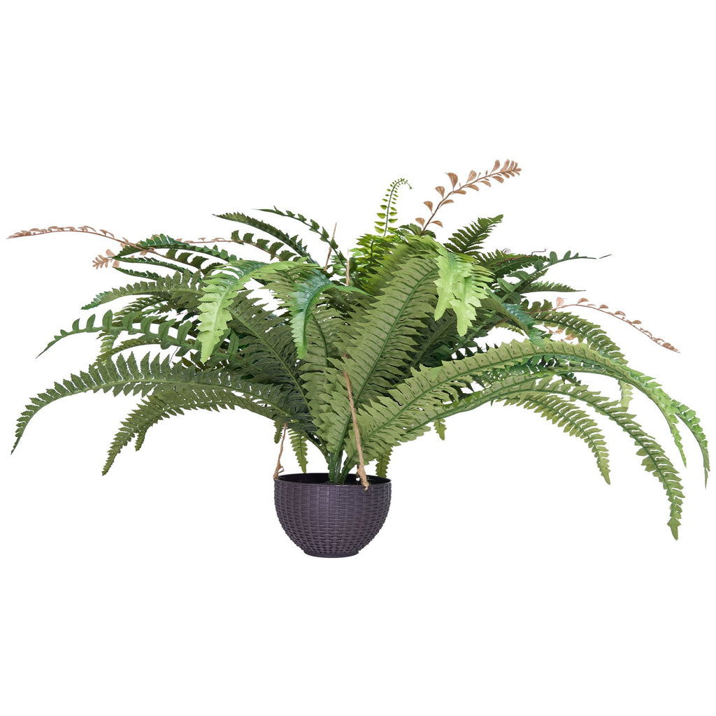 Artificial Hanging Boston Fern, 37 to 41-Inch Spread