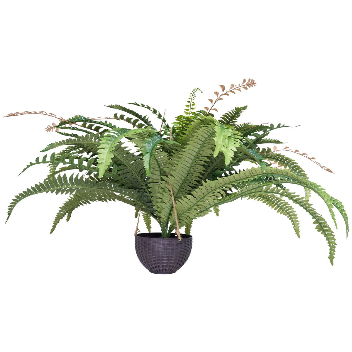 Artificial Hanging Boston Fern, 37 to 41-Inch Spread