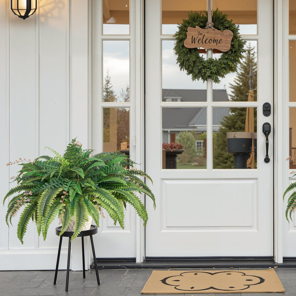 Artificial Hanging Boston Fern, 37 to 41-Inch Spread
