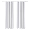 White Room Darkening Grommet Curtains, 52 x 84-Inch, 2 Panels