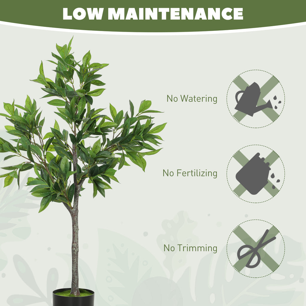 Artificial Laurel Tree in Pot with 345 Leaves