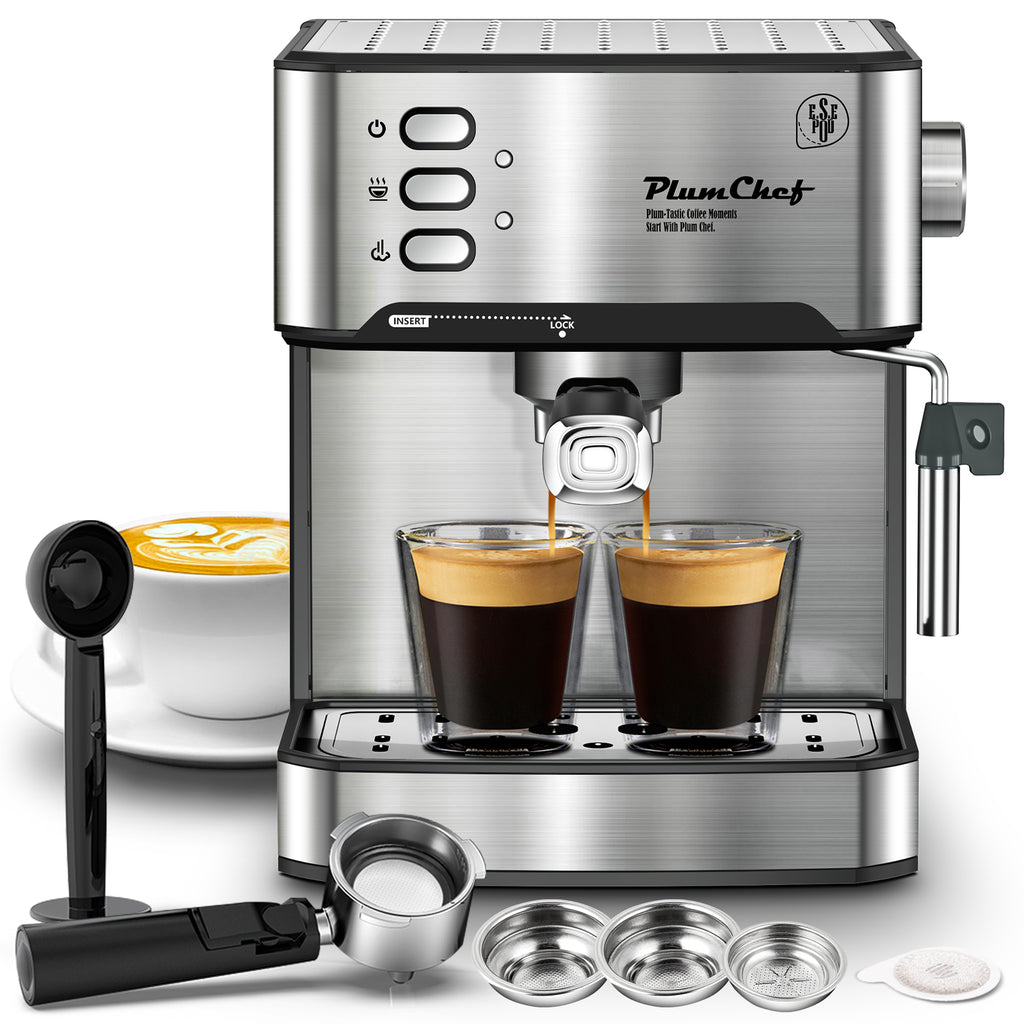 20-Bar Espresso Machine with Milk Frother