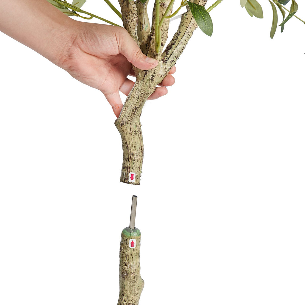 5 ft Artificial Olive Tree in Pot