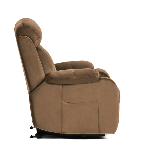 Power Lift Recliner Chair with Remote, Brown